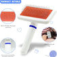 Pet Grooming Kit with Slicker Brush Bath Massage Glove Brush Pet Shedding Comb Nail Clipper Trimmer 6 Piece Set for Rabbit Kitten Guinea Pig Cat Chinchilla Ferret Small Animals