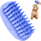 Bath Brush for Pet Grooming & Massage - Rubber Scrubbing Brush for Showers, Ideal for Long & Short Haired Dogs and Cats, Essential Puppy Accessory, Long Pins [We Love Doodles]