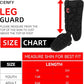 Batter’s Baseball Leg Guard with Adjustable Straps - for Youth and Adult