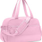 Gym Bag for Women, Travel Duffle Bags with Wet Pocket, Lightweight Carry on Bag Overnight Weekender Duffel Bag, Water Resistant (Bright Pink)
