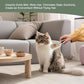 Cat Steam Brush for Shedding, 4 in 1 Rechargeable Pet Steam Brush for Dogs and Cats, Anti-Static, Massage, Cleaning, Shedding & Combing All In One! (White)