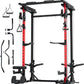 MAJOR FITNESS Drone3 Power Rack, Multi-Function Home Gym Squat Rack with Pull-Up Bar, Cable Crossover & J-Hooks, Heavy-Duty Steel Frame for Maximum Stability & Strength Training