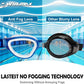 WIN.MAX Polarized Swimming Goggles Swim Pool Goggles Anti Fog Anti UV No Leakage Clear Vision for Men Women Adults Teenagers