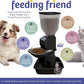 Automatic Dog & Cat Food Feeder with Water Dispenser – Smart Pet Feeder with Portion Control, OLED Display, Anti Jam Design, Battery Operated Dispenser for Medium/Large Pets - Black
