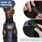 BUMBIN Tactical Dog Harness for Small Dogs No Pull, Famous TIK Tok No Pull Puppy Harness, Fit Smart Reflective Pet Walking Harness for Training, Adjustable Dog Vest Harness with Handle Denim Blue XS