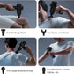 Mebak 7 Massage Gun, Massage Gun Deep Tissue for Pain Relief, Muscle Massager for Home, Office & Gym, 5 Speed Levels
