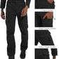 Men's Snow Ski Hiking Pants Winter Fleece Lined Softshell Outdoor Waterproof Insulated Cargo Work Pants