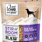 I AND LOVE AND YOU Stir and Boom Dehydrated Freeze Dried Raw Dog Food - Turkey - Grain Free, Real Meat, No Fillers, 1lb Bag