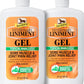 Absorbine Veterinary Liniment Gel, Topical Menthol Analgesic Rub for Sore Muscle, Joint & Arthritis Pain Relief, 12oz Bottle 2-Pack