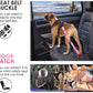 SlowTon Dog Seat Belt, Adjustable Dog Safety Belt Leash, 2 in 1 Latch Bar Attachment Dog Car Seatbelt with Elastic Nylon Bungee Buffer, Reflective Nylon Belt Tether Connect to Dog Harness (Pink)