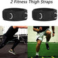 2Pcs Fitness Thigh Straps Soft Neoprene Padded Fitness Leg Exercise Attachment Adjustable Thigh Resistance Belt for Machines Gym Workout Speed Exercise Taekwondo Football Running