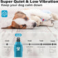 Casfuy 6-Speed Dog Nail Grinder - Newest Enhanced Pet Nail Grinder Super Quiet Rechargeable Electric Dog Nail Trimmer Painless Paws Grooming & Smoothing Tool for Large Medium Small Dogs (Bright Blue)
