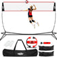 20FT Volleyball Training Net, Height Adjustable Volley Ball Nets for Hitting,Serving Spiking Practice,Portable Volleyball-Net for Beach Indoor Outdoor Bacyard| with Carryingbag & Sandbags