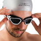 AqtivAqua Swimming Goggles, DX Wide View Swim Goggles for Adult Men Women, Anti Fog No Leaking