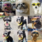 LECONPET Small Dog Sunglasses Waterproof Windproof UV Protection Pet Sunglasses Dog Goggles for Doggy Puppy Cat (Red)
