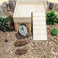 Hamster House Multi Chamber Wooden Hamster Maze Tunnel with Ladder Gerbil Hideout Castle Small Animal House Hut Habitats Cage Accessories for Hamster Rat Gerbils and Other Small Pets