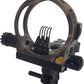 SAS Essence 019" Bow Sight with Micro Adjust Detachable Bracket with LED Sight Light for Archery Compound Bows Hunting Shooting