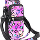 icolor Water Bottle Carrier Bag with Strap 25/32/40 oz Crossbody Bottle Holder with Phone Pocket Sling Sleeve Insulated Neoprene Water Bottle Pouch for Walking Travelling