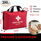 Protect Life Survival First Aid Kit for Home/Business, Camping Survival Kits | Mini Travel First Aid Kit | Camping Equipment | Small Kits for Car | Outdoor Emergency Survivals Pack - 200pcs