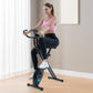 BARWING Stationary Exercise Bike for Home Workout, 5 IN 1 Foldable Indoor Cycling Bike for Seniors, 350LB Capacity, 16-Level Magnetic Resistance, Seat Backrest Adjustments