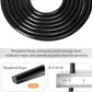 1LB Weighted Jump Ropes for fitness Women Men, Tangle-Free Ball Bearing Rapid Speed Skipping Jump Rope with Adjustable 9mm Cotton & PVC Cord, Aluminum Handles for MMA, Boxing, CrossFit, Weight-loss Workouts