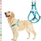 PUPTECK No Pull Dog Harness Soft Adjustable Basic Nylon Step in Puppy Vest Outdoor Walking with ID Tag