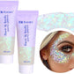 2 Packs White Face Glitter Gel,Singer Concerts Music Festival Rave Accessories,Mermaid Body Glitter Gel,Halloween Hair Sequins Face Glitter Paint Makeup,Sparkling Chunky for Women,100ML