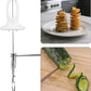 Tornado Spiral Potato Cutter Set, Manual Tornado Spiral Potato Cutter with 4pcs Stainless Steel Skewers Vegetable Spiralizer for Fry Chips Making Practical Kitchen Gadgets