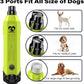 Casfuy 6-Speed Dog Nail Grinder - Newest Enhanced Pet Nail Grinder Super Quiet Rechargeable Electric Dog Nail Trimmer Painless Paws Grooming & Smoothing Tool for Large Medium Small Dogs (Green)