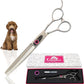 Kenchii Love Dog Grooming Scissors, 46 Tooth Thinning Shears, Dog Scissors for Grooming, Professional Pet Grooming Scissors, Heavy Duty, Durable and Sharp