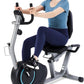 Recumbent Exercise Bike for Seniors - 400LB Weight Capacity Recumbent Bikes with Comfortable Seat, Pulse Sensor, 16-level Resistance, LCD Monitor