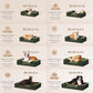EHEYCIGA Orthopedic Dog Beds for Large Dogs, Waterproof Memory Foam Large Dog Bed with Sides, Non-Slip Bottom and Egg-Crate Foam Pet Couch Bed with Washable Removable Cover, Dark Green