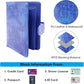 Melsbrinna Rfid Passport Holder for Travel women/Men, Cute Passport Wallet Rfid Blocking Card Slots, Rfid Passport Cover/CaseTravel Wallet, Passport Book Holder (1, Blue3)