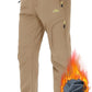 TACVASEN Winter Pants for Men Fleece Lined Waterproof Pants Insulated Hiking Pant for Ski Snowboard Outdoor Work Hunting