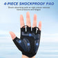 Cycling Gloves with Shock-Absorbing Pad, Extra Grip, Flexible Fit, Light Weight, Breathable for Men and Women Mountain Biking