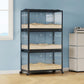 Large Metal Hamster Enclosure Rat Cage with 360 Viewing Acrylic Sides, Ventilated Front Door & Openable Top, Portable Hamster Tank for Guinea Pig, Chinchilla, Gerbil, 37.8''Lx18.5''Wx20''H Black