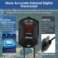 Aquarium Heater 200W Fish Tank Heater with External Thermostat (Dual Digital Display), Turtle Heater for Tanks 20-40 Gallons, Dry-Run/Overheating Protection and Memory Function