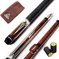 CUESOUL 58 Inch 19oz/20oz Maple Billiard Stick Pool Cue Set 11.5mm/13mm Tip[Weight Adjustable]
