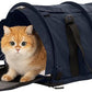 SturdiBag Pro 2.0 Pet Travel Carrier for Cats and Dogs | Soft Sided Pet Carrier Bag with Safety Clips and Seatbelt Straps for Car Travel | XL, Navy