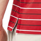 Rouen Mens Golf Shirt Moisture Wicking Dry Fit Performance Stripe Casual Collared Short Sleeve Golf Polo Shirts for Men