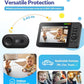 Wireless Baby Car Camera with 1080P Advanced Night Vision and 32H Battery, No Wi-Fi Needed Easy Setup Car Baby Monitor with Video Recording Adjustable Angle, Newborns Travel Essentials Gifts