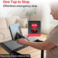 Yesoul Walking Treadmill for Seniors with Long Handrails – 4 Major Safety Protections, Emergency Stop Button, Treadmill for Home 300 lbs Capacity, Recovery Walking Machine with LED Display