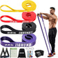 Resistance Bands Set, Pull Up Assistance Bands Pull Up Bands Exercise Bands for Men Women, Workout Bands for Working Out, Muscle Strength Training, Body Stretching