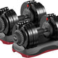 Ativafit 27.5/66/88LBS Pair Adjustable Dumbbell Set with Anti-slip Handle 12 In 1 Quick Dial Adjustment Weights With Safety Locking Button Space Saving Strength Training for Full Body Home Gym Workout