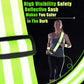 Saintrygo 6 Pcs Reflective Sash for Walking at Night Reflective Strap Arm Band High Visibility Belt Safety Ankle Strap for Visibility Vest Clothing Running Gear