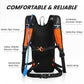 Nepest Hydration Backpack with 2L Water Bladder for Cycling, Water Backpack for Hiking Running, Lightweight Hydration Pack, Grey