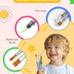 TECJOE Paint with Water Coloring Books for Toddlers, Princess Series Watercolor Set with 3 Brushes, Mess Free Painting Activity for Kids Ages 4 5 6 7 8, Arts & Crafts Toy