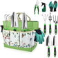 Garden Tools Set, 8 in 1 Heavy Duty Garden Tools Kit, Stainless Steel Ergonomic Gardening Hand Tool with Upgraded Bag, Gardening Supplies Gift for Women, Kid, Organizer