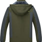 Men's Winter Ski Jacket Warm Waterproof Fleece Liner Snow Coat Hooded Windproof Mountain Raincoat