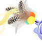 ORSDA Cat Toys for Indoor Cats, New Intelligent Voice Timing Touch Control Cats Ball, Simulate Mouse Sound Kitten Toy, Automatic Interactive Moving Cat Toy for All Ages